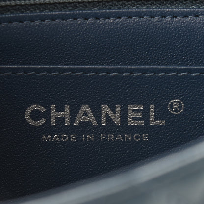 Chanel Lambskin Quilted Mini Square Flap Blue 6 of 9