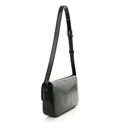 Celine Shiny Calfskin Triomphe Shoulder Bag Black 3 of 11