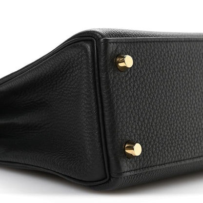 Hermes Togo Kelly Retourne 25 Black 9 of 11