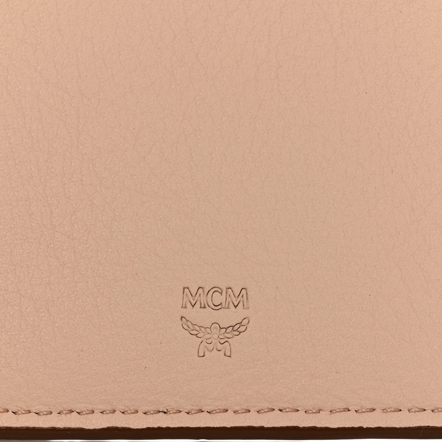 Calfskin Ottomar Large Klara Two Fold Wallet Cognac