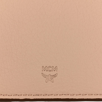 MCM Calfskin Ottomar Large Klara Two Fold Wallet Cognac 6 of 8