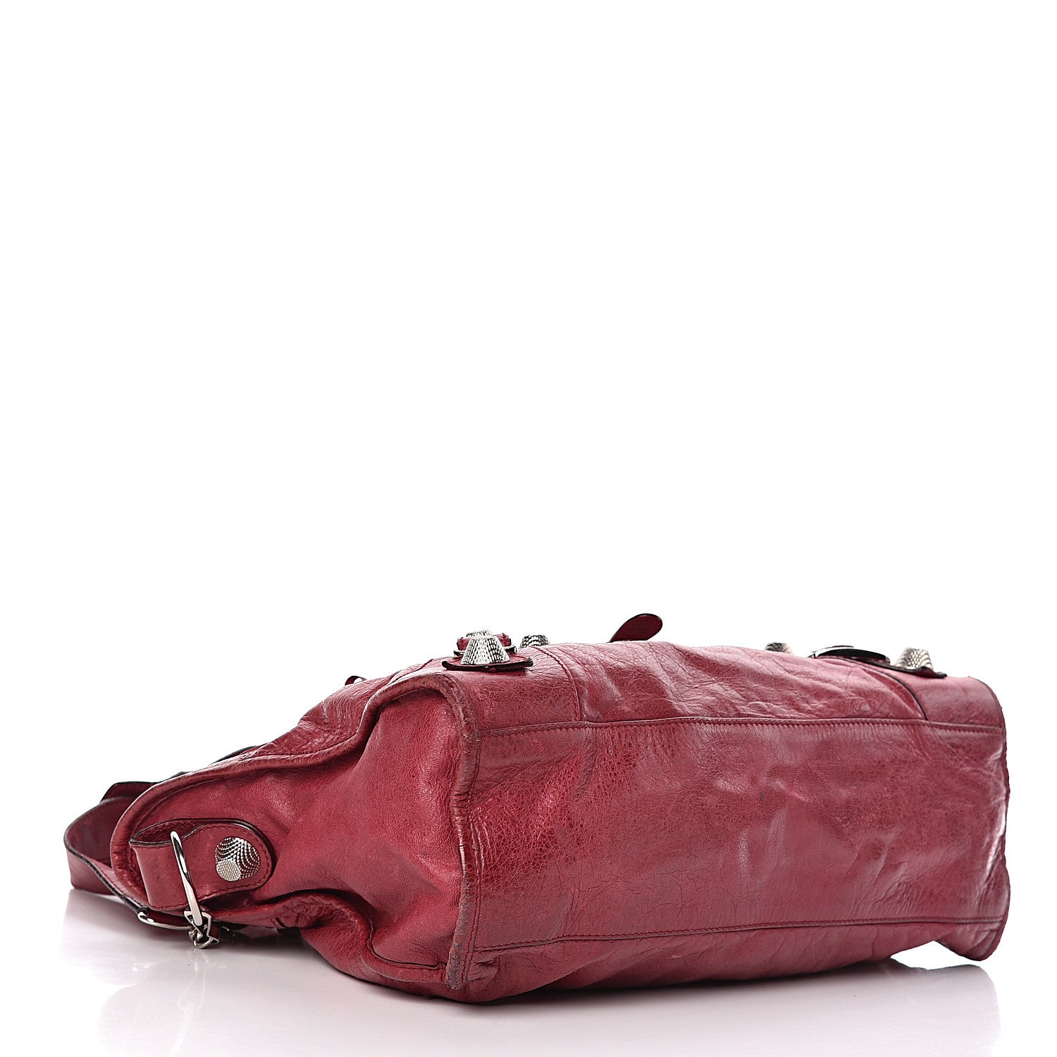 Balenciaga Agneau Giant 21 Silver Hardware City Pourpre 4 of 23