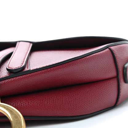 Christian Dior Calfskin Saddle Bag Scarlet 7 of 9