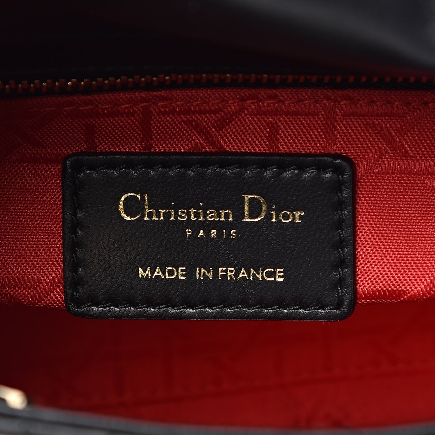 Christian Dior Lambskin Cannage Mini Lady Dior Black 6 of 12