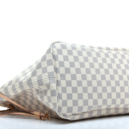 Louis Vuitton Damier Azur Neo Neverfull GM Rose Ballerine 7 of 9
