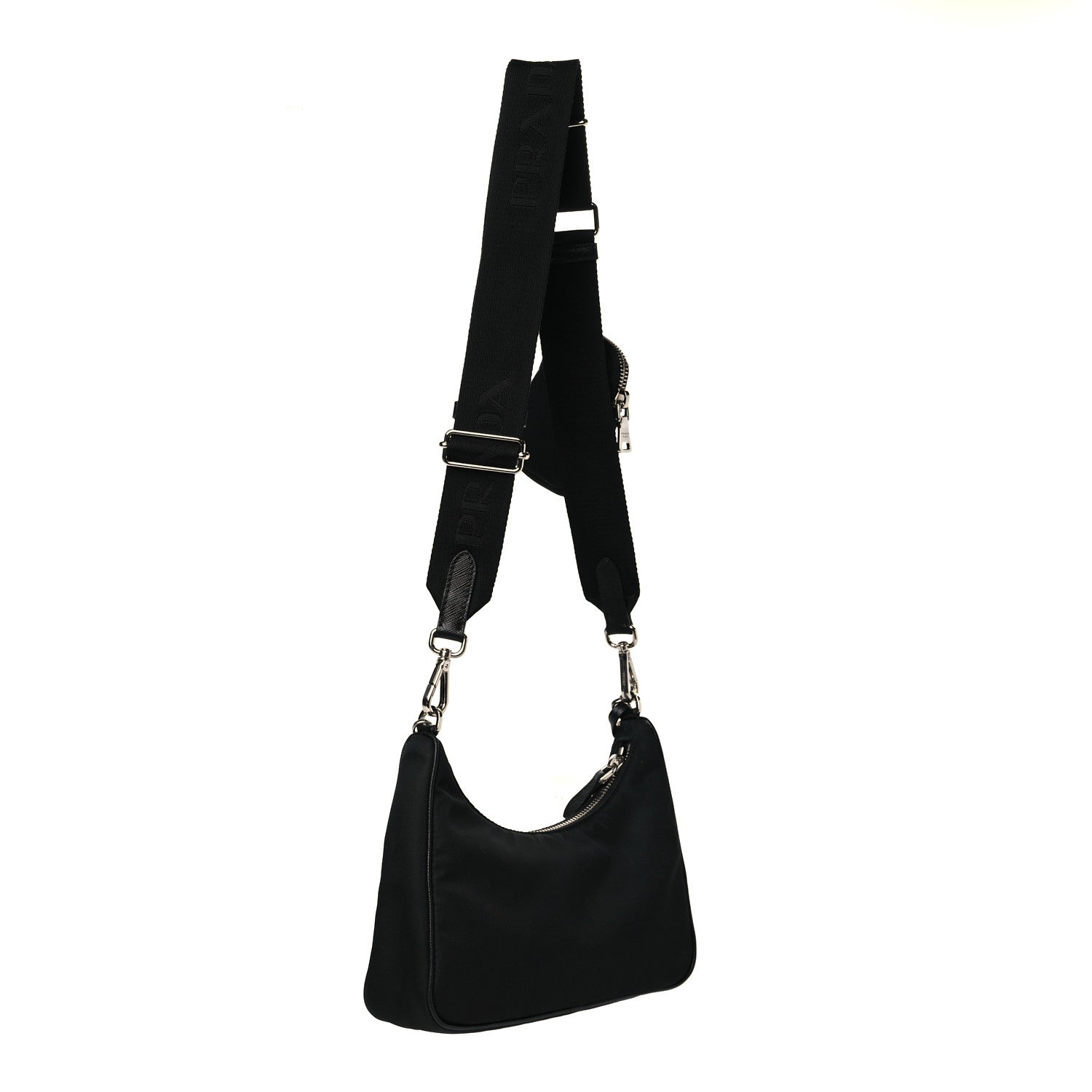 Prada Nylon Re-Edition 2005 Shoulder Bag Black 3 of 10