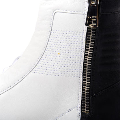 Gucci Calfskin Mens High Top Sneakers 9 White 10 of 11
