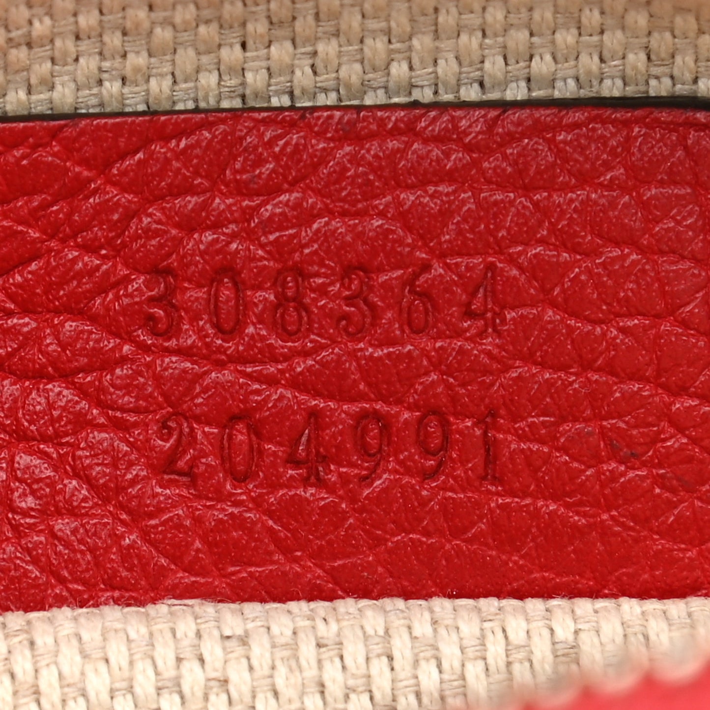 Pebbled Calfskin Small Soho Disco Bag Tabasco Red