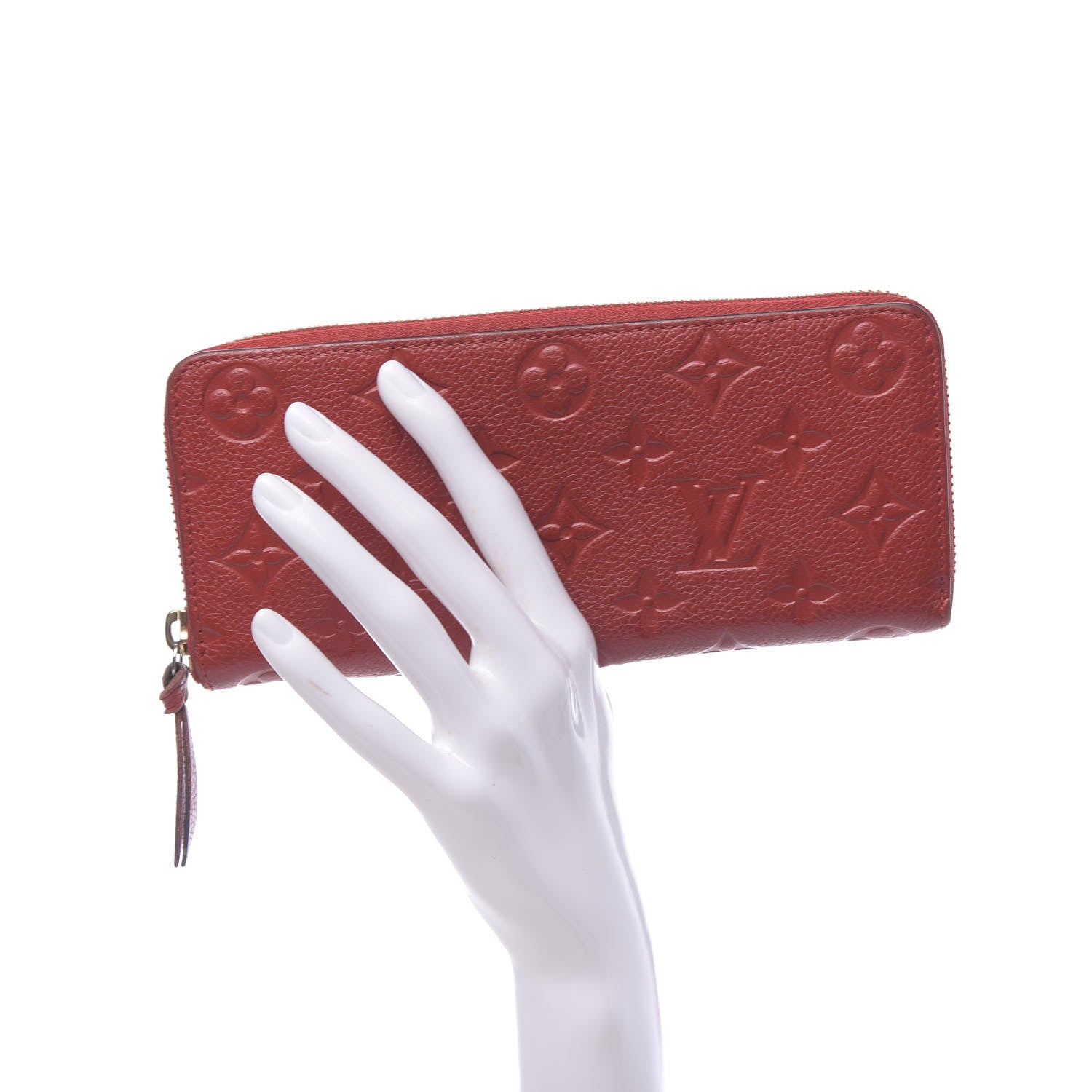 Louis Vuitton Empreinte Clemence Wallet Cherry 2 of 7