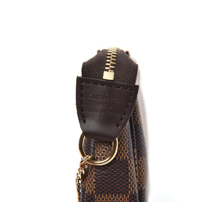 Louis Vuitton Damier Ebene Mini Pochette Accessories 7 of 10