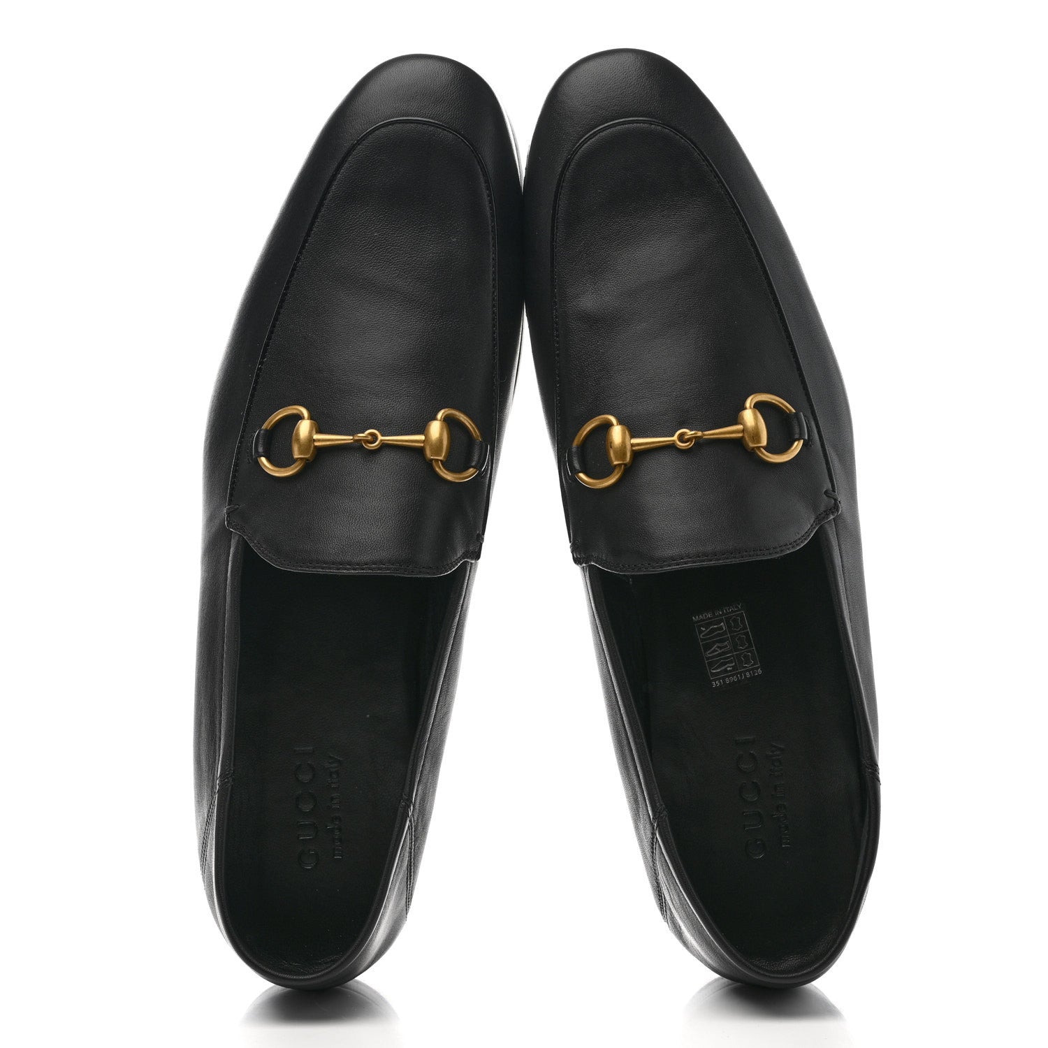 Gucci Lambskin Mens Brixton Horsebit Loafers 11.5 Black 2 of 11