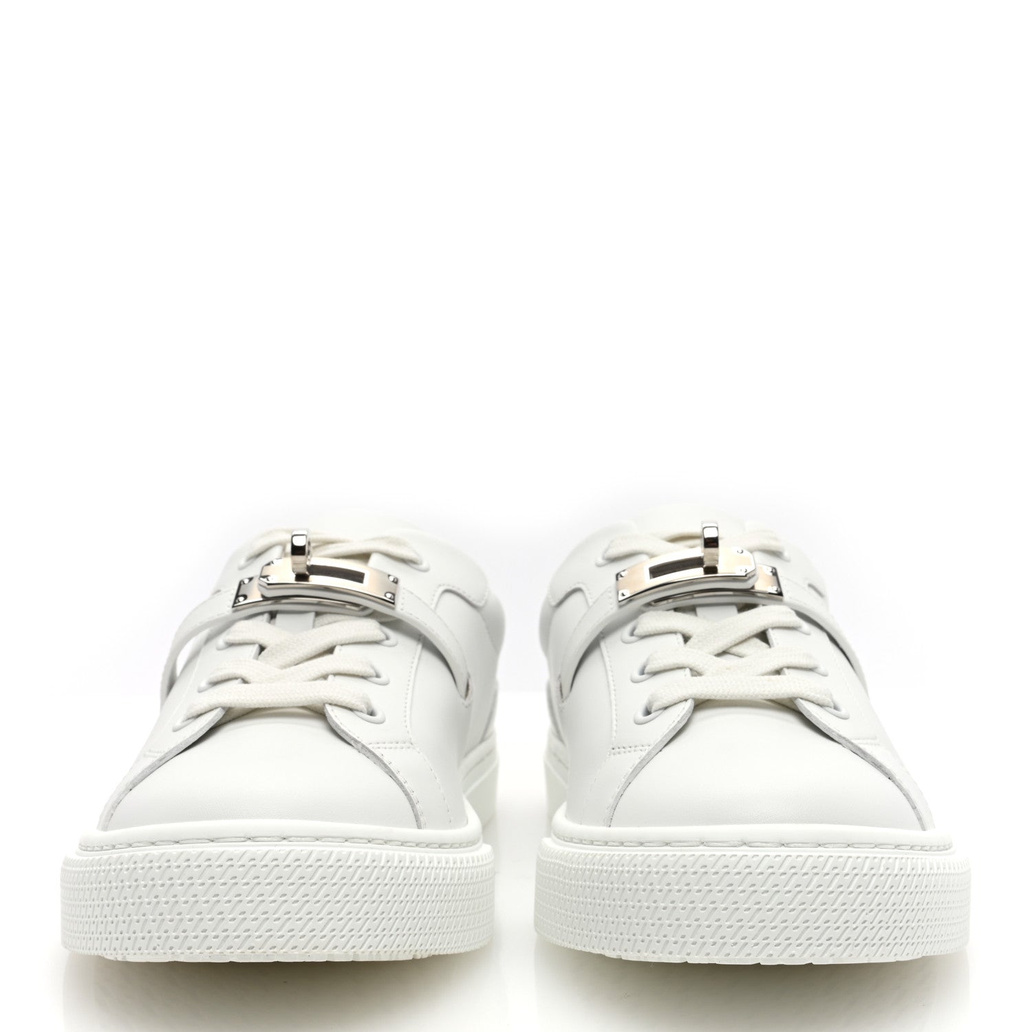 Hermes Calfskin Day Sneakers 38 White 3 of 8