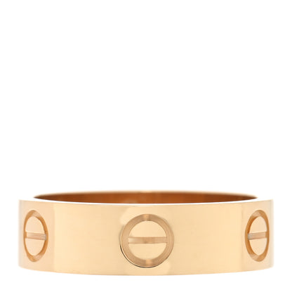 Cartier 18K Yellow Gold 5.5mm LOVE Ring 55 7.25 1 of 5