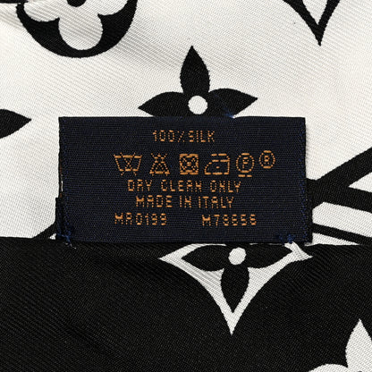 Louis Vuitton Silk Monogram Confidential Bandeau Black 5 of 5