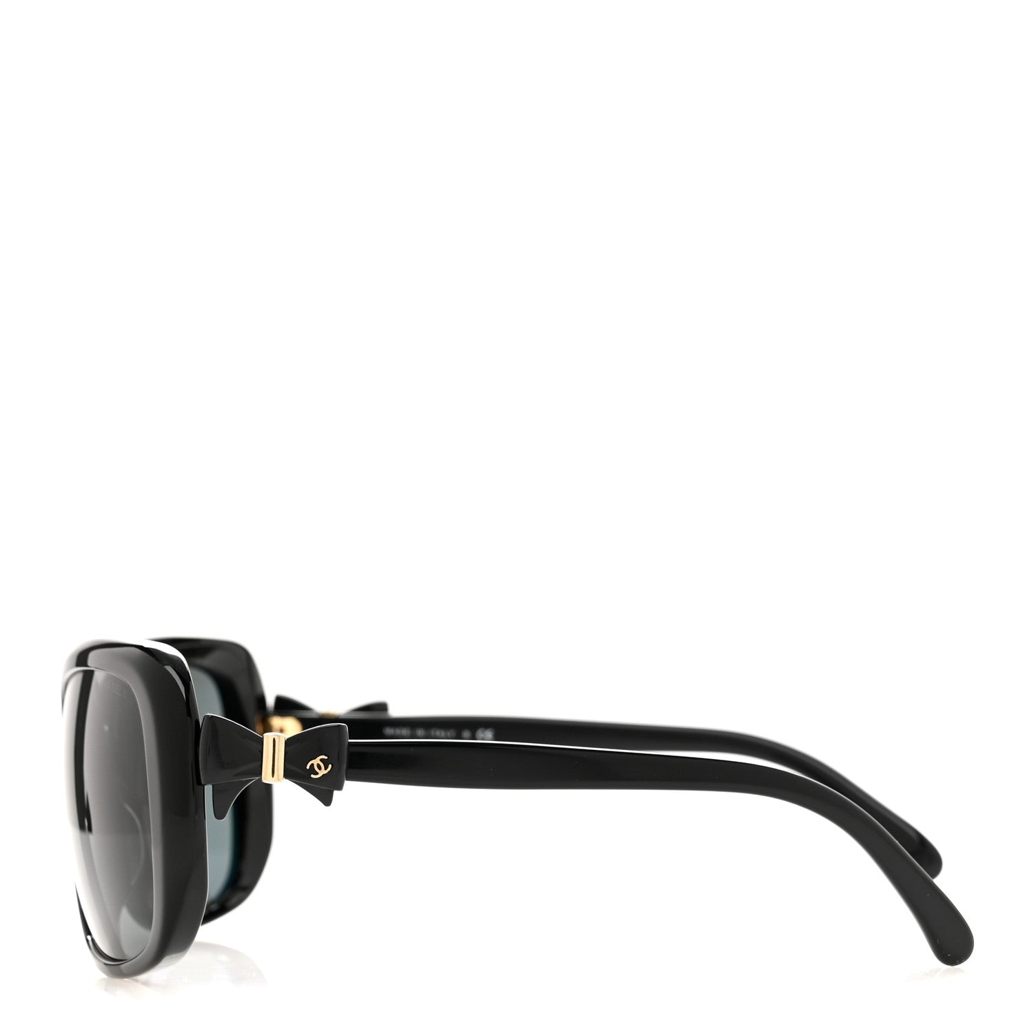 Chanel Acetate CC Bow Sunglasses 5171-A Black 3 of 8
