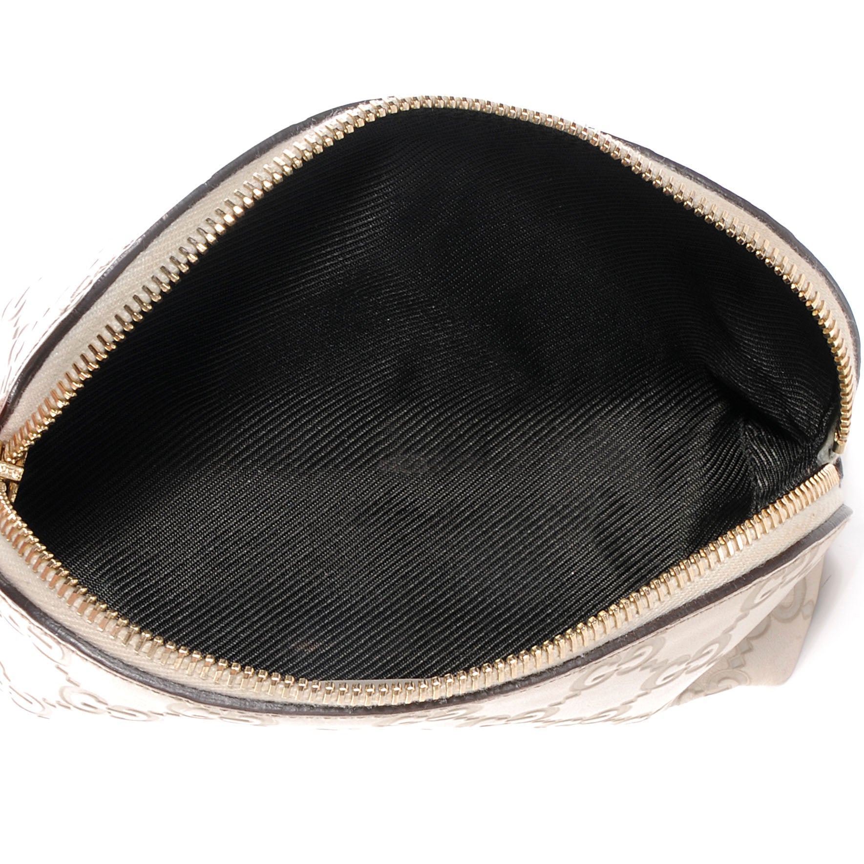 Gucci Guccissima Small Cosmetic Pouch Off White 5 of 7