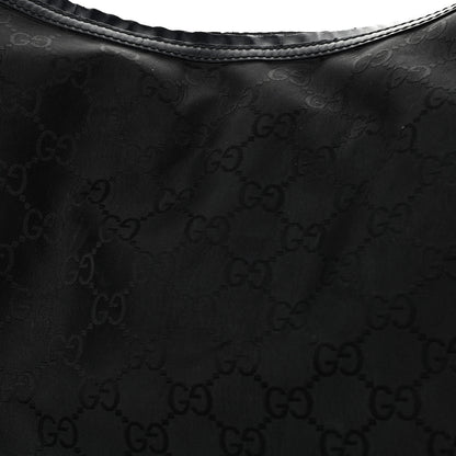 Gucci Nylon Monogram Extra Large Hobo Black 7 of 18