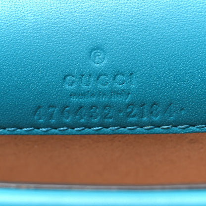 Gucci Velvet Super Mini Dionysus Shoulder Bag Pavone Cyan 6 of 11