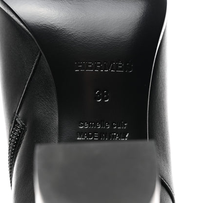 Hermes Calfskin Saint Germain Ankle Boots 38 Black 8 of 9