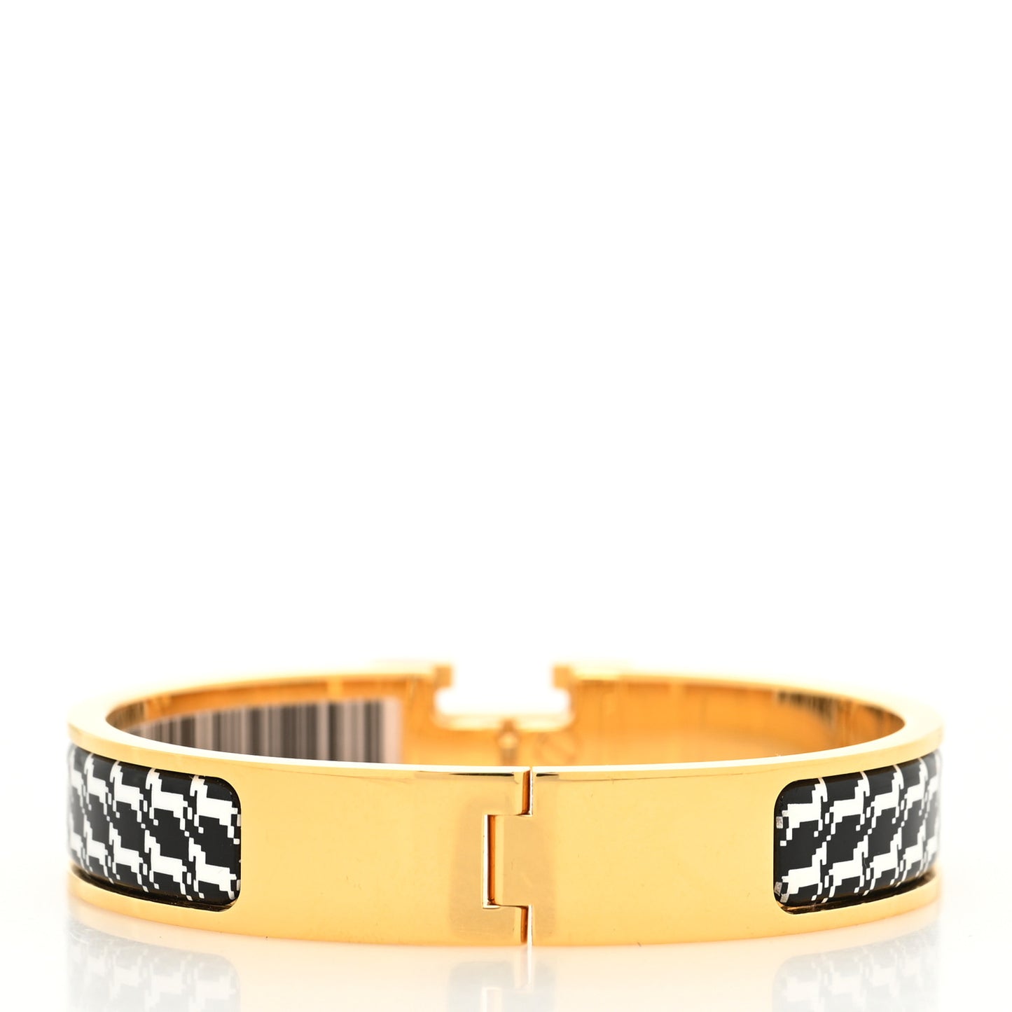 Enamel Narrow Cheval Pixel Clic Clac H Bracelet PM Positif Negatif