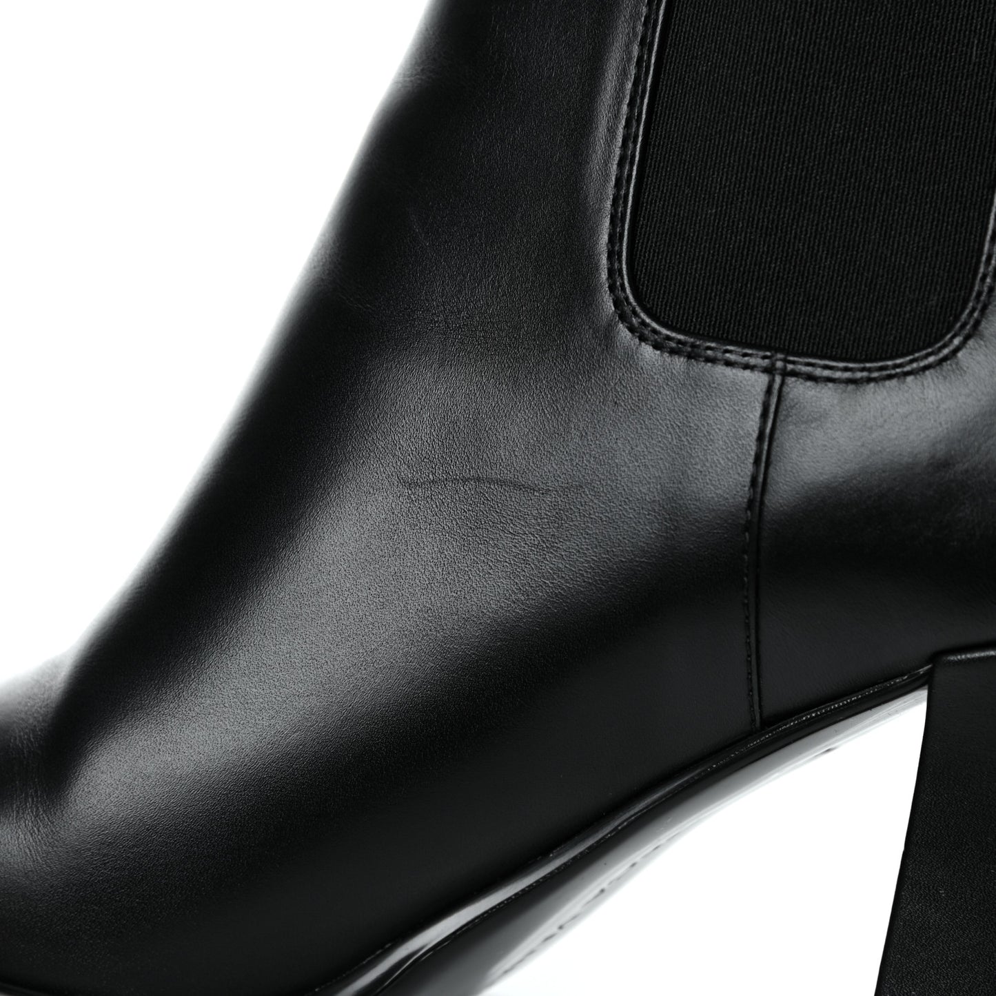 Calfskin Storm Chelsea Boots 38 Black