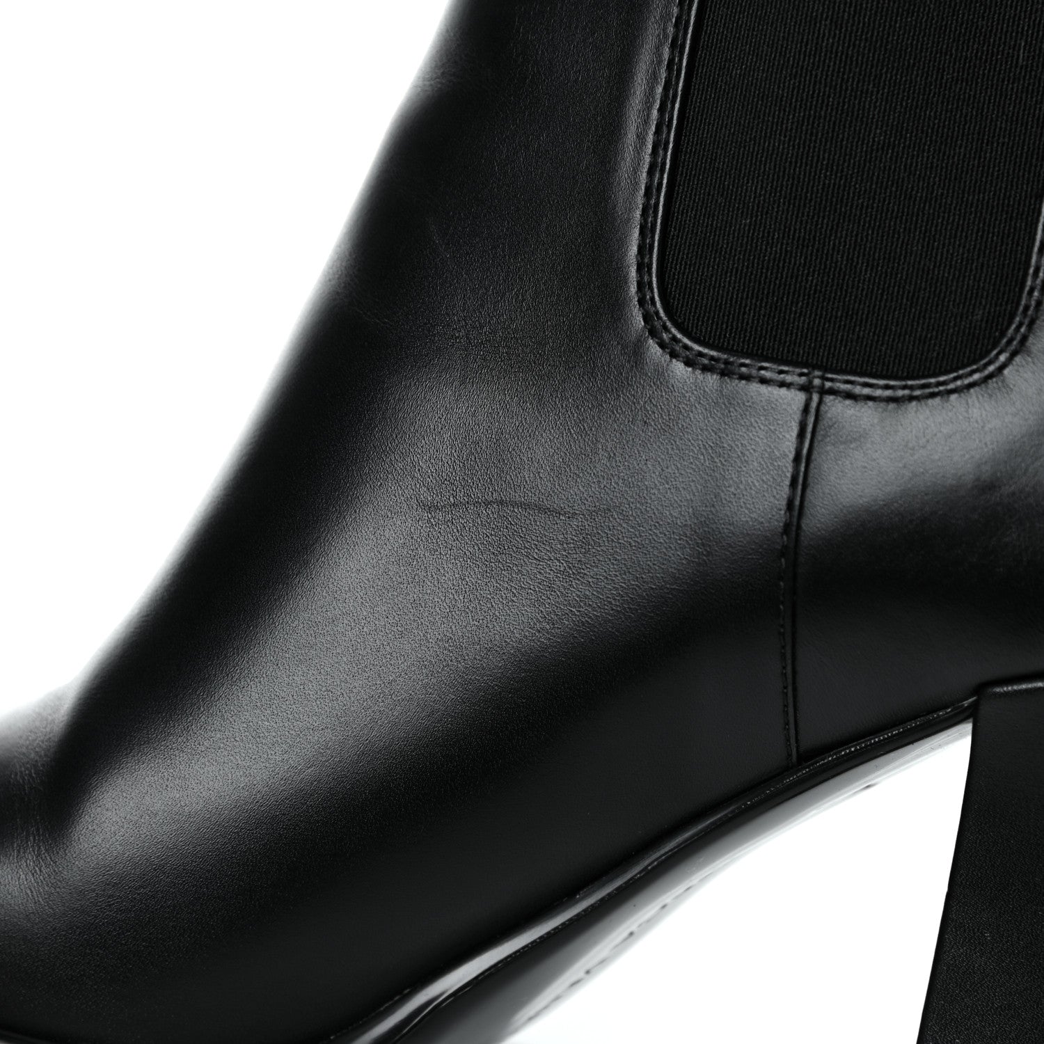 Bottega Veneta Calfskin Storm Chelsea Boots 38 Black 8 of 11