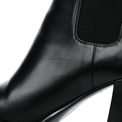Bottega Veneta Calfskin Storm Chelsea Boots 38 Black 8 of 11