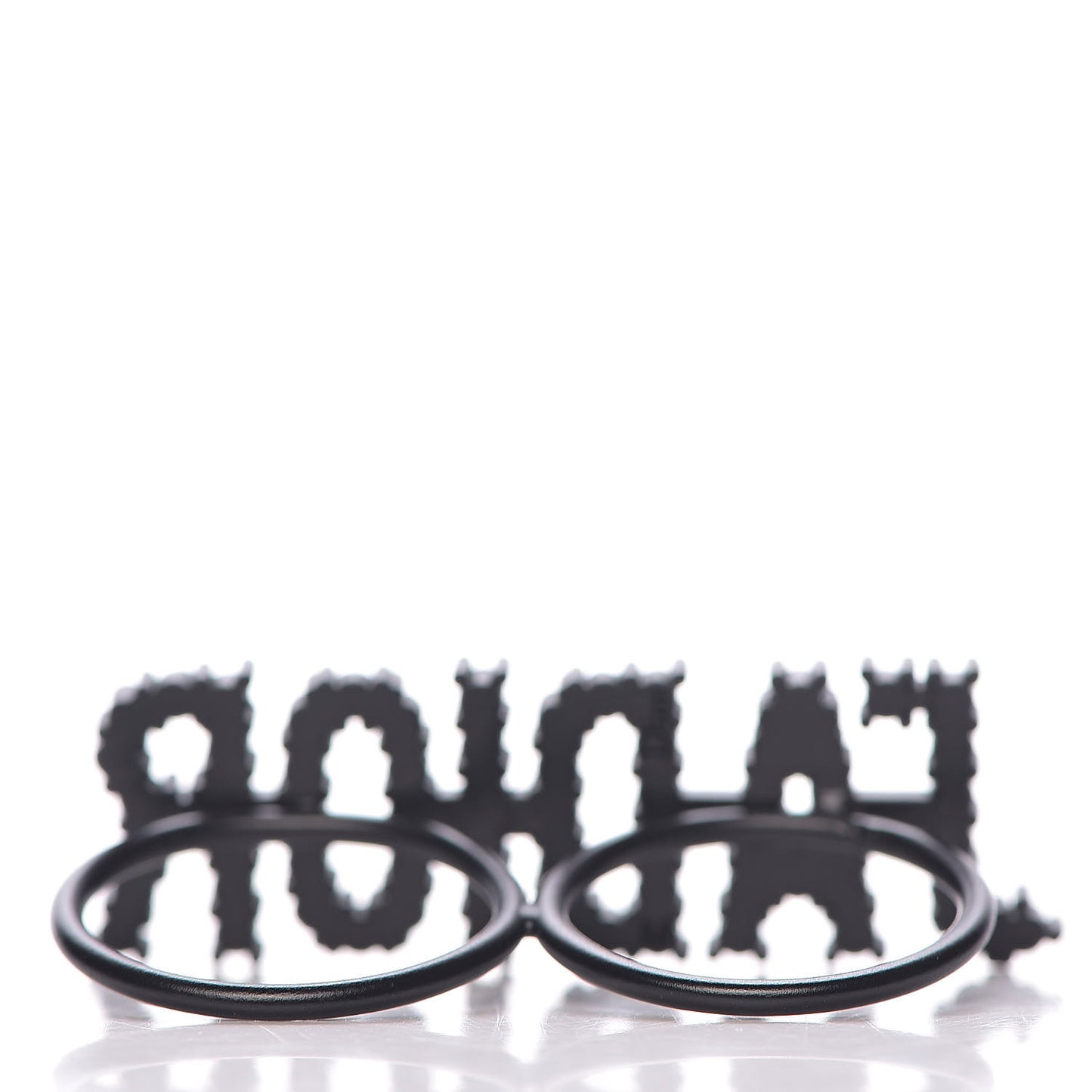 Crystal J'Adior Double Ring M Black