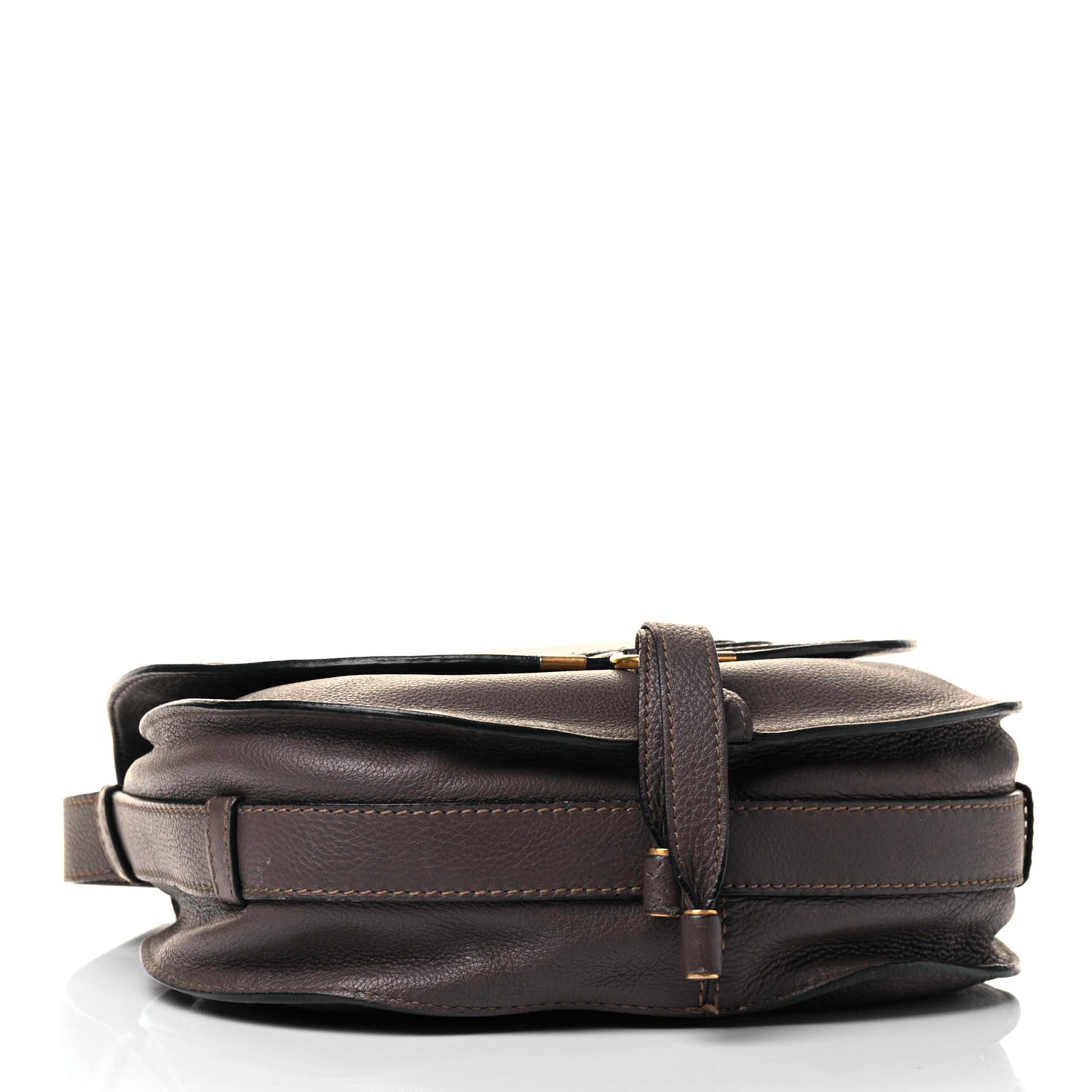 Chloe Calfskin Medium Marcie Round Crossbody Bag Truffle 3 of 5