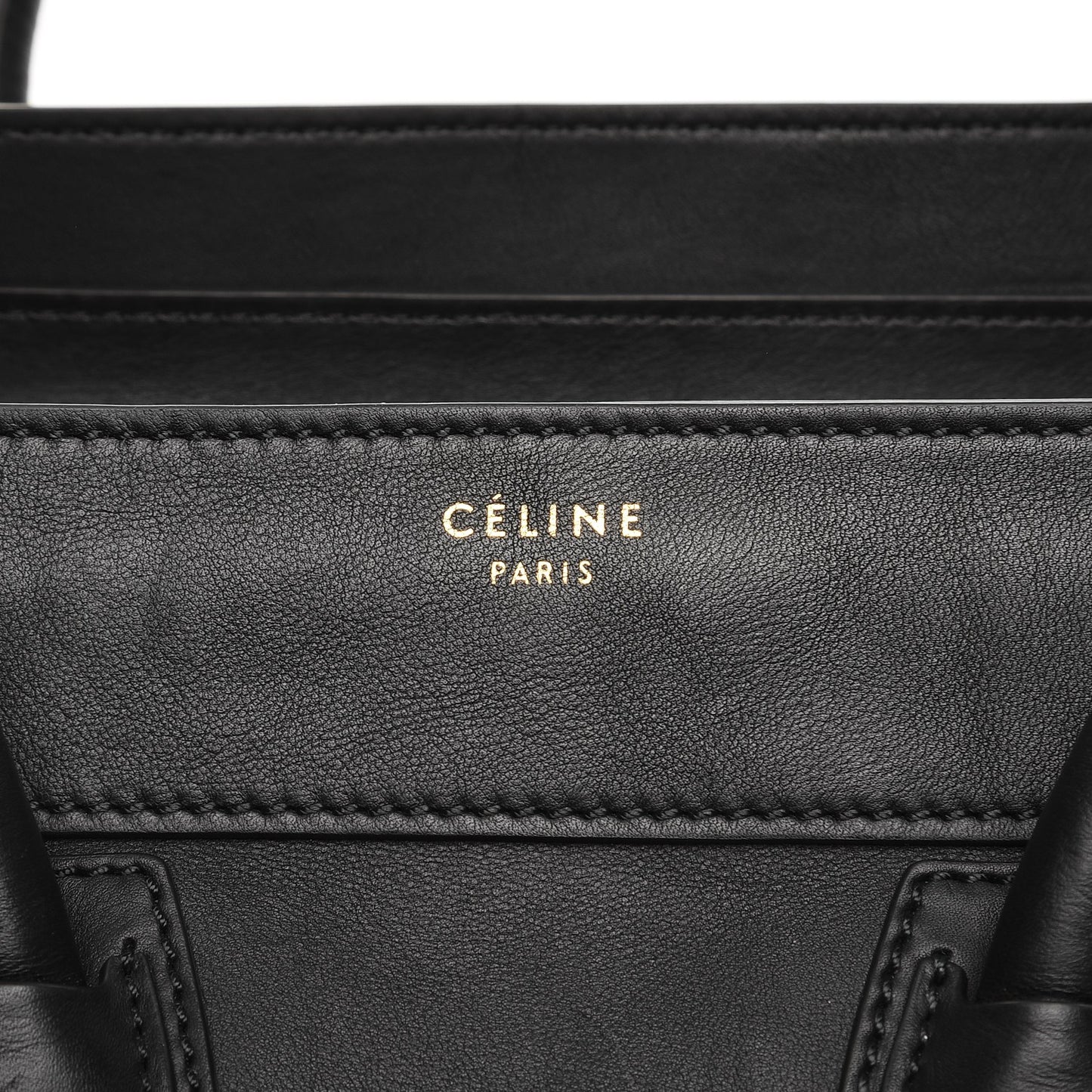 Smooth Calfskin Mini Luggage Black