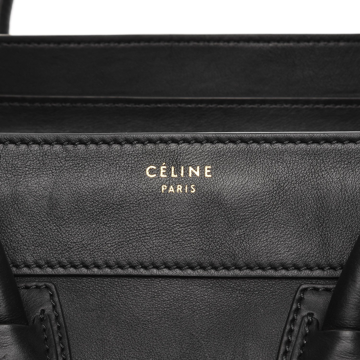 Celine Smooth Calfskin Mini Luggage Black 8 of 9