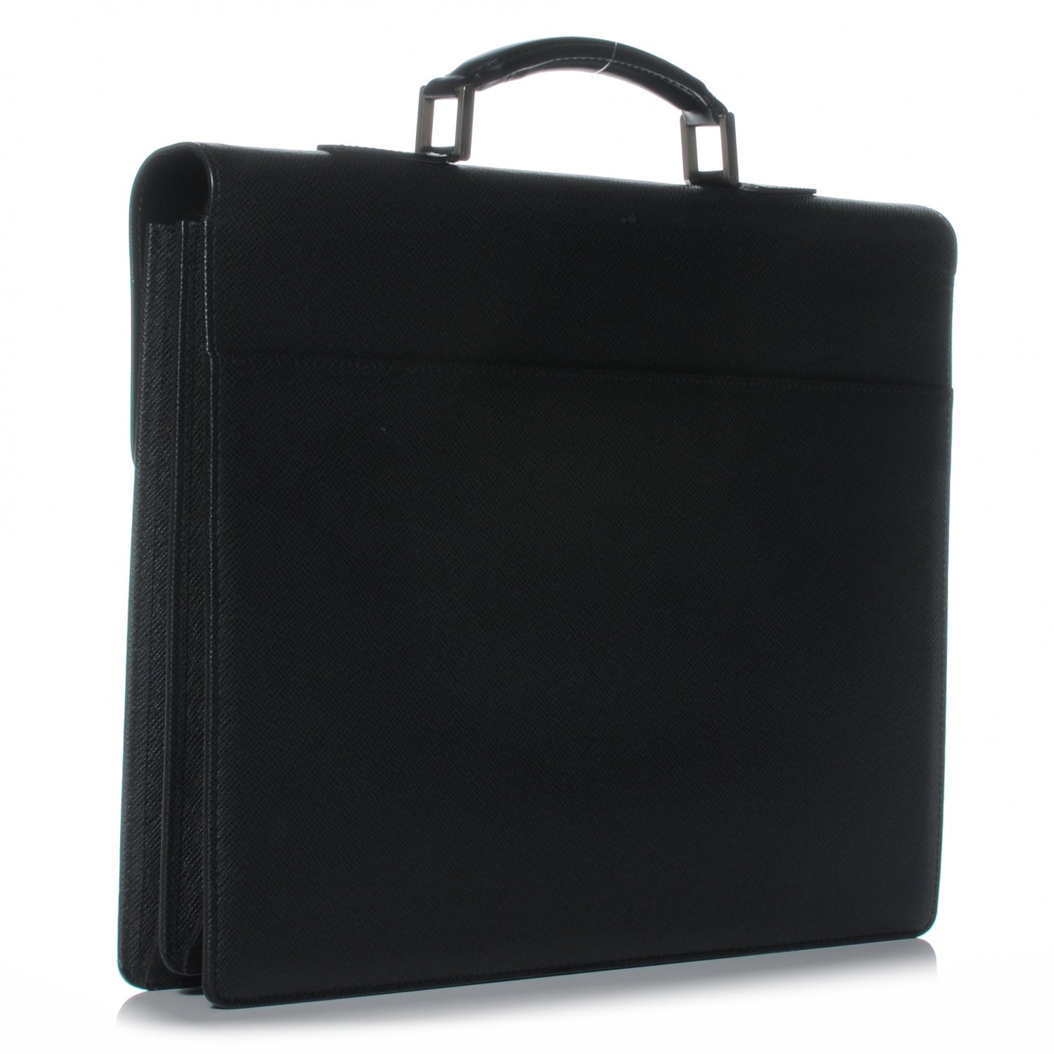 Louis Vuitton Taiga Serviette Moskova 2 Soufflets Briefcase Ardoise 3 of 7