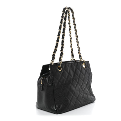 Chanel Caviar Quilted Petit Timeless Tote PTT Black 2 of 11