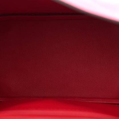 Hermes Swift Verso Mini Lindy 20 Rose Mexico Rouge Piment 5 of 12