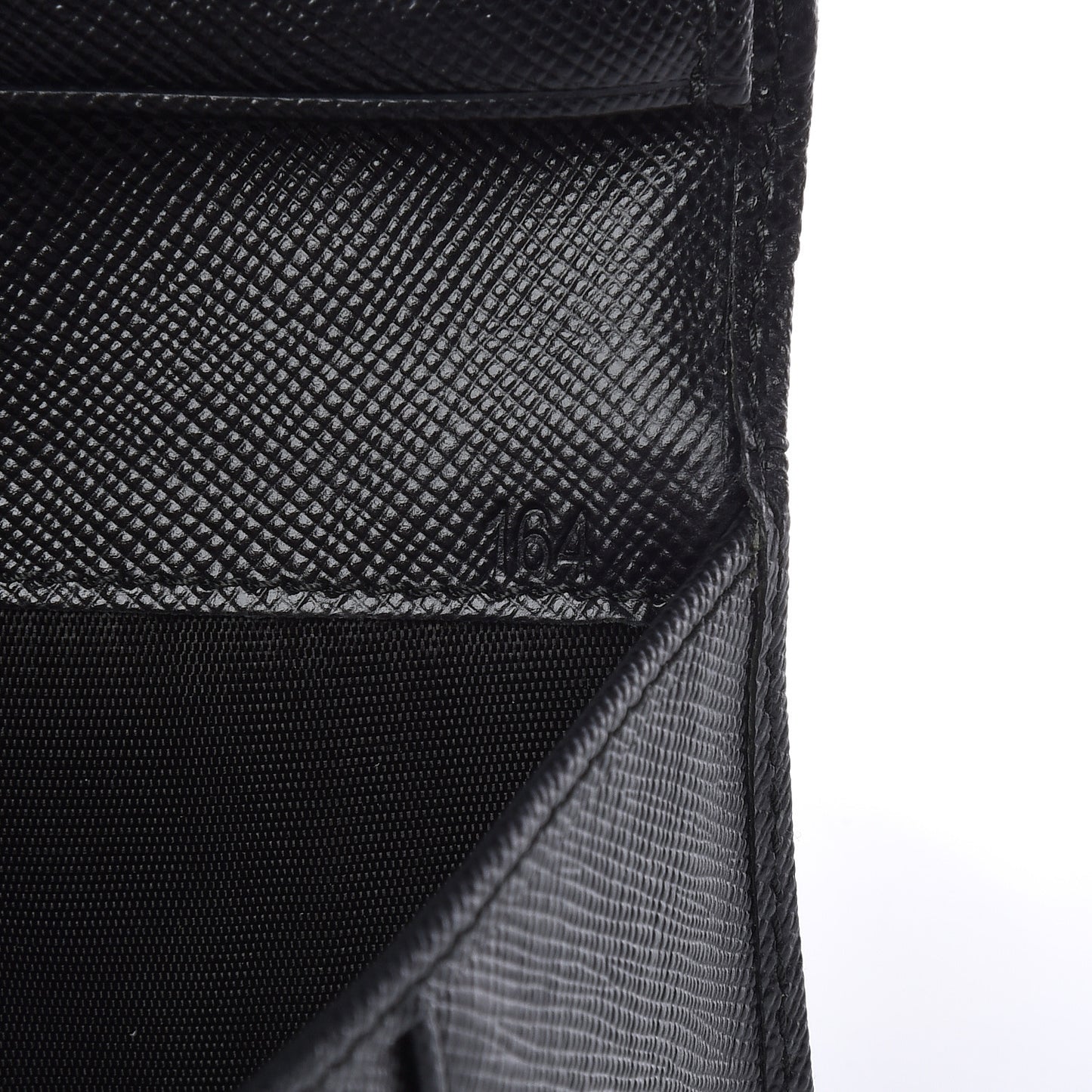 Saffiano Continental Flap Wallet Black
