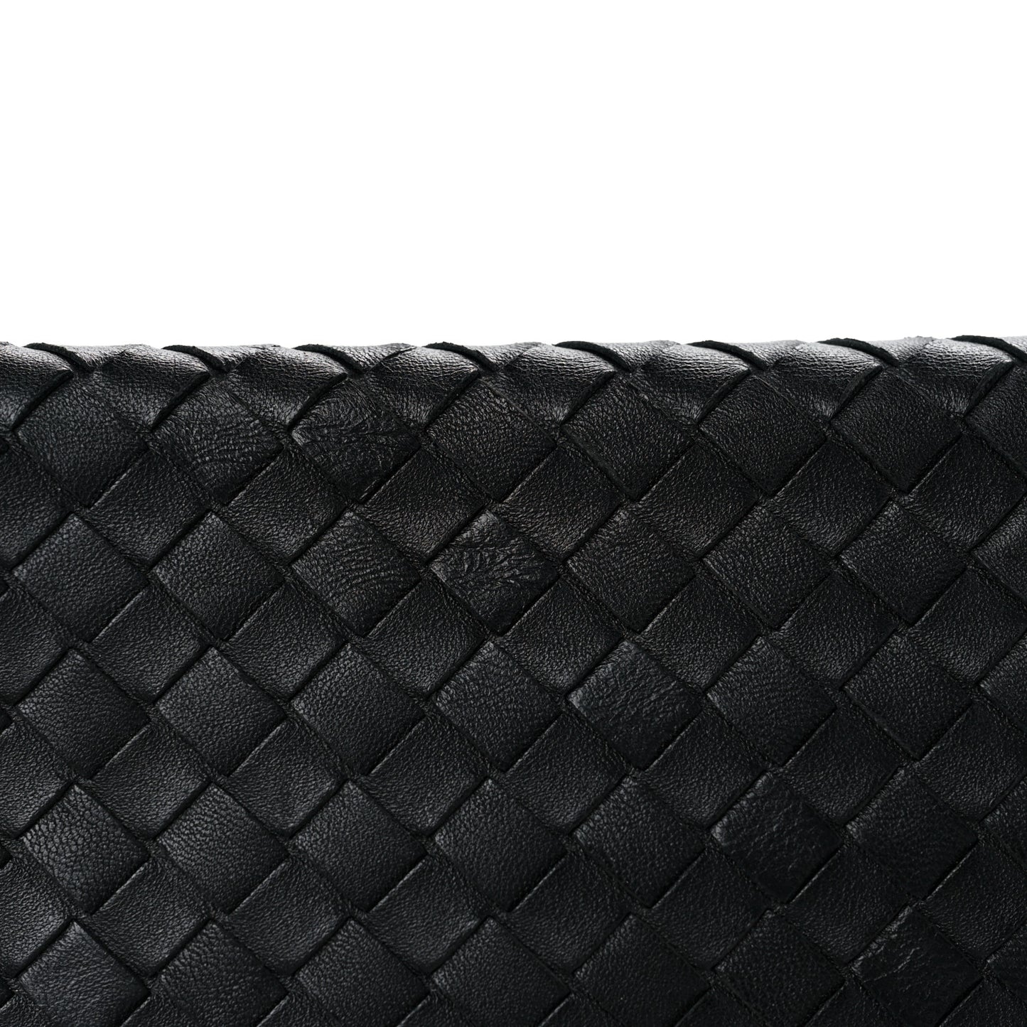 Nappa Intrecciato Flap Crossbody Black