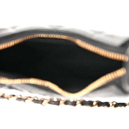 Chanel Lambskin Quilted Mini Chain Around Hobo Black 5 of 11