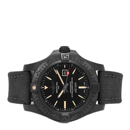 Breitling Black Titanium 48mm Avenger Blackbird 44 Automatic Watch Volcano Black V17310 2 of 5
