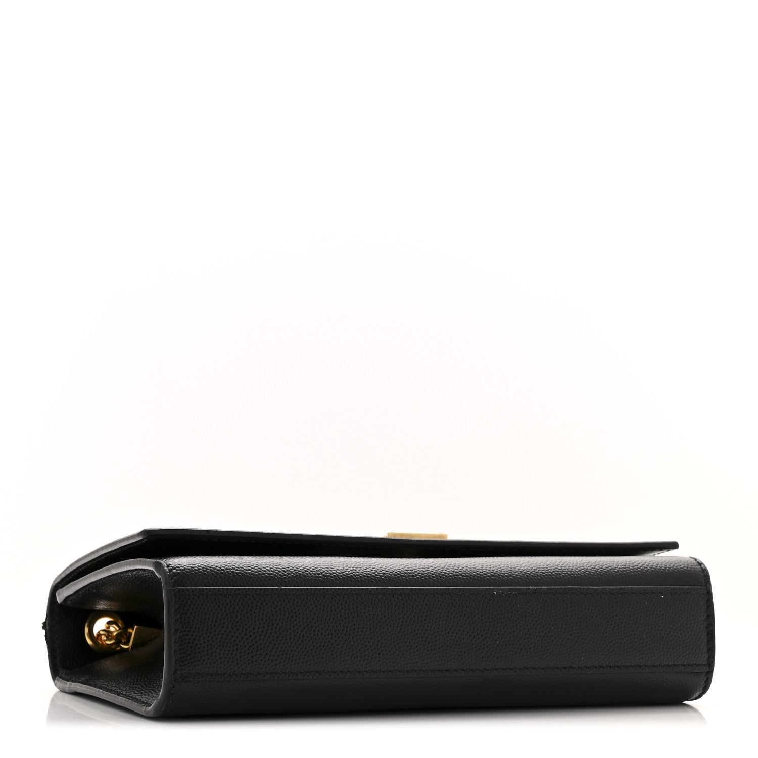 Saint Laurent Grain De Poudre Small Monogram Kate Satchel Black 4 of 13