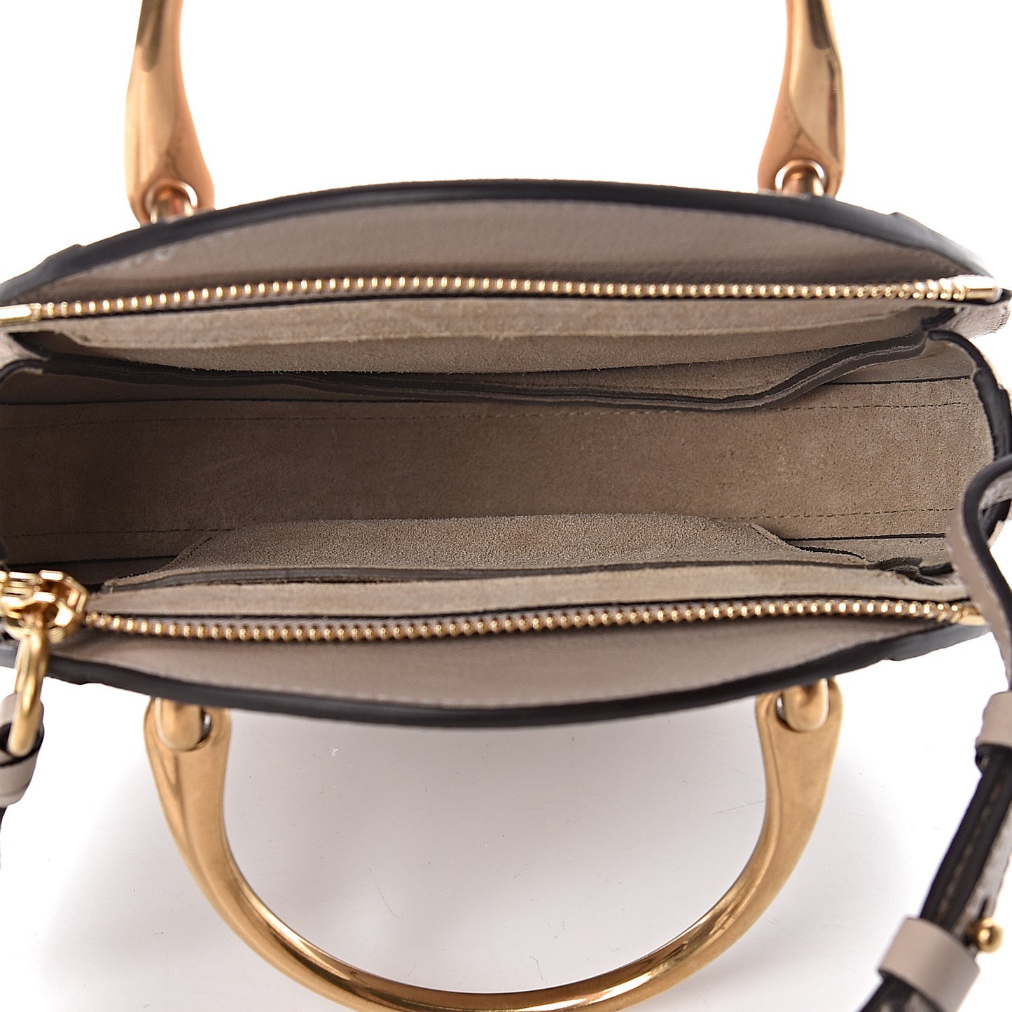 Calfskin Suede Small Pixie Bag Motty Grey