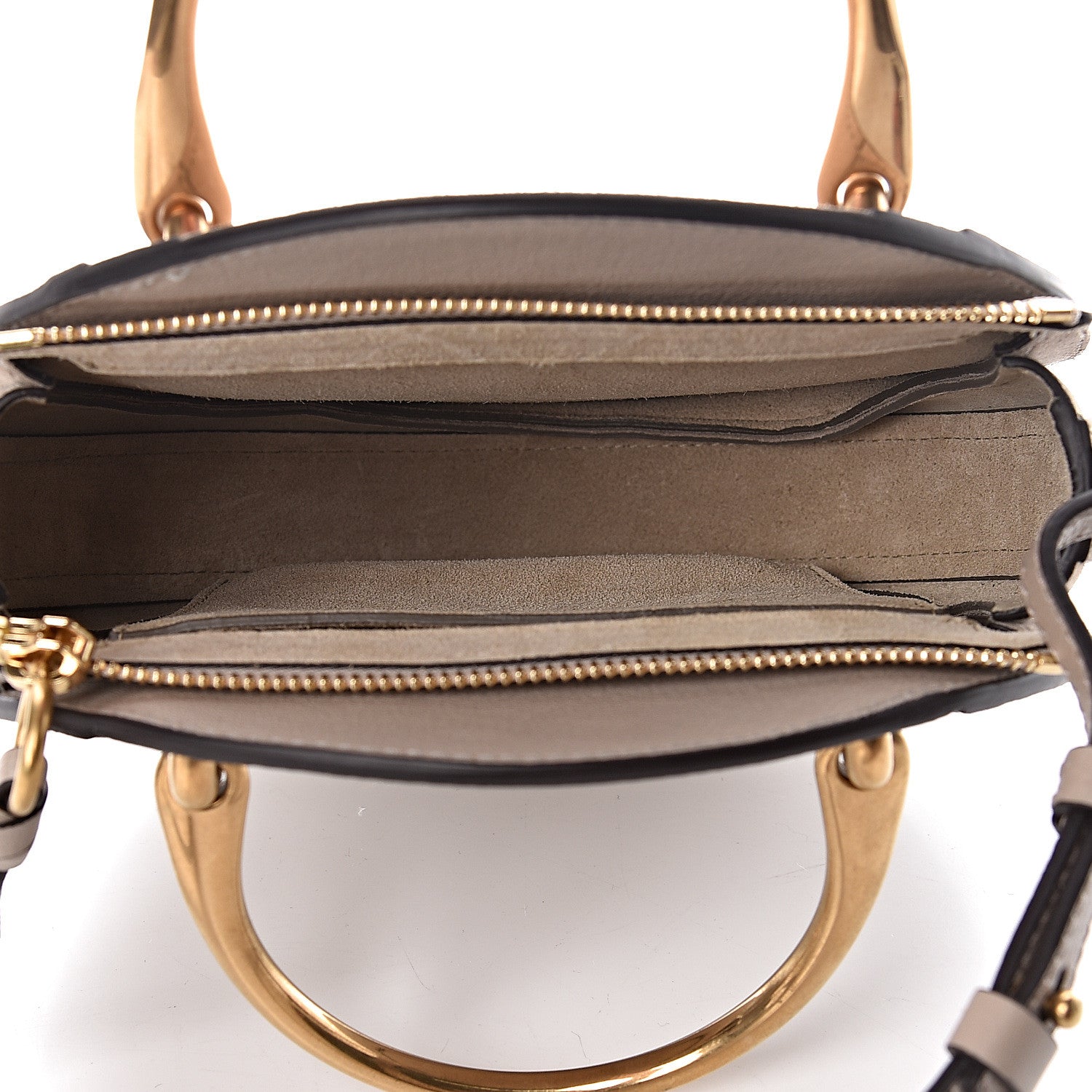 Chloe Calfskin Suede Small Pixie Bag Motty Grey 5 of 9