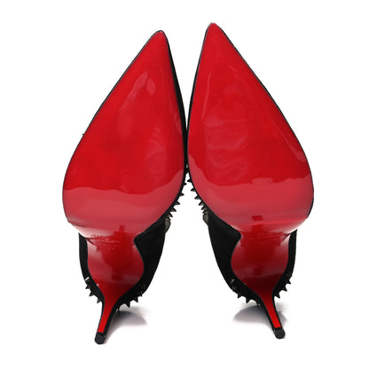 Christian Louboutin Veau Velours Anjalina 100 Pumps 37 Black 5 of 10