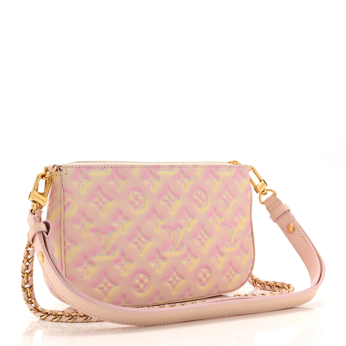 Empreinte Monogram Summer Stardust Multi Pochette Accessories Pink