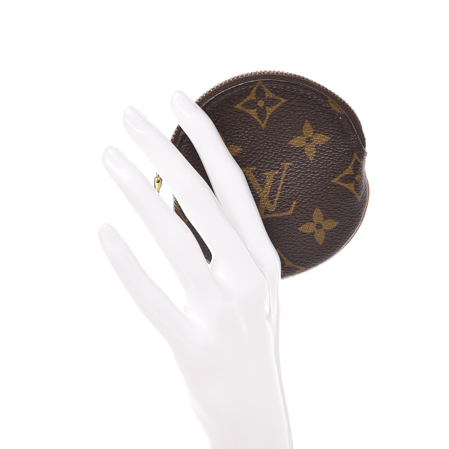 Monogram Round Coin Purse