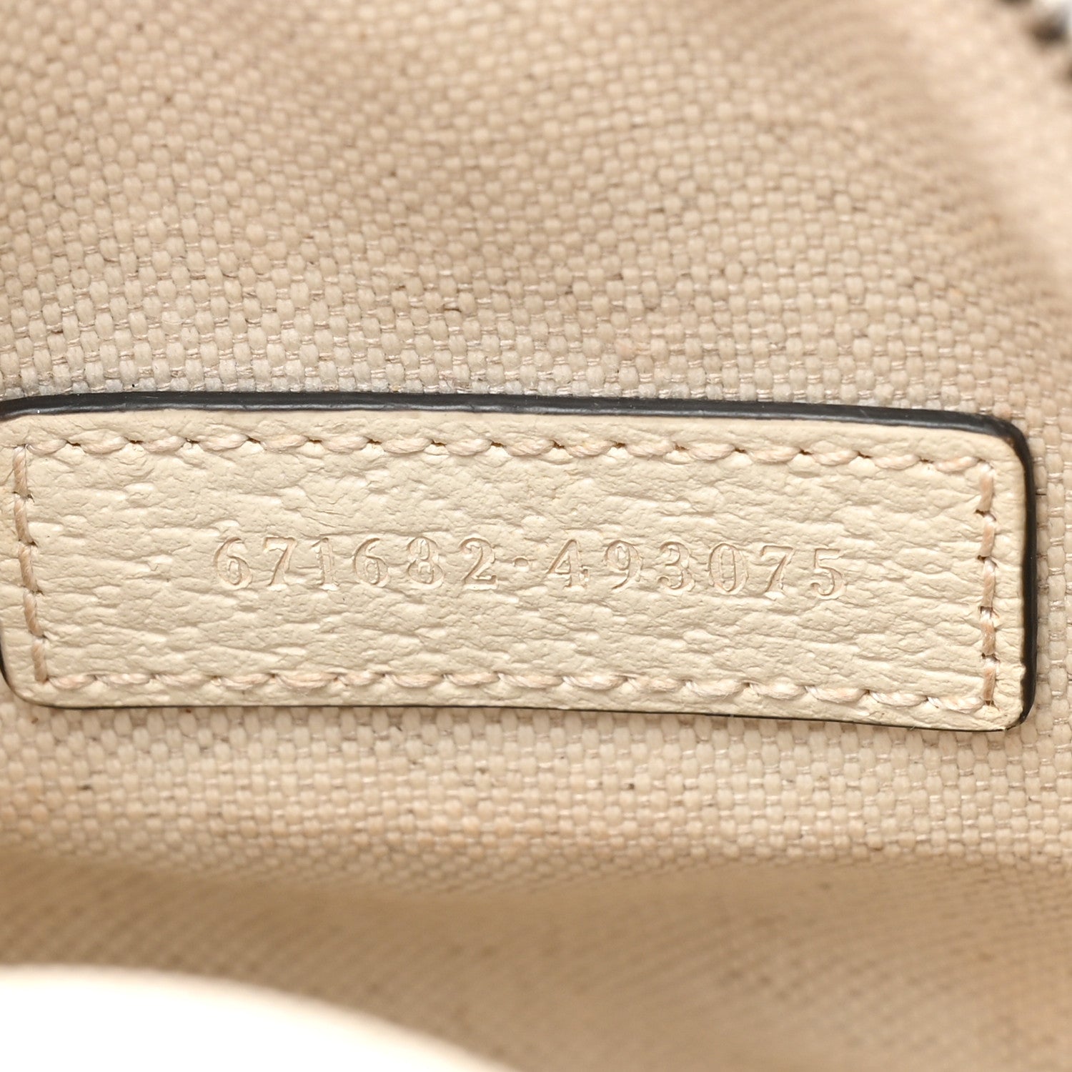 Gucci GG Supreme Monogram Web Mini Ophidia Double Zip Messenger Bag Beige Ebony Mystic White 7 of 16