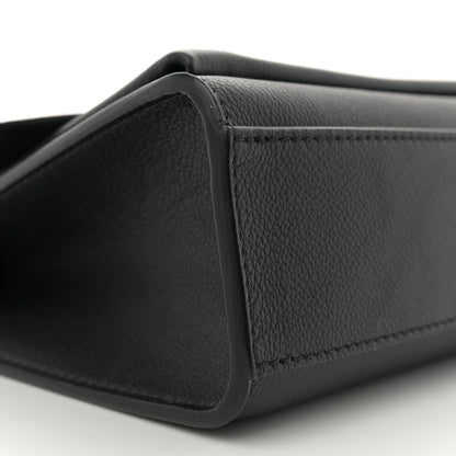 Louis Vuitton Soft Calfskin Mylockme Chain Bag BB Black 8 of 9
