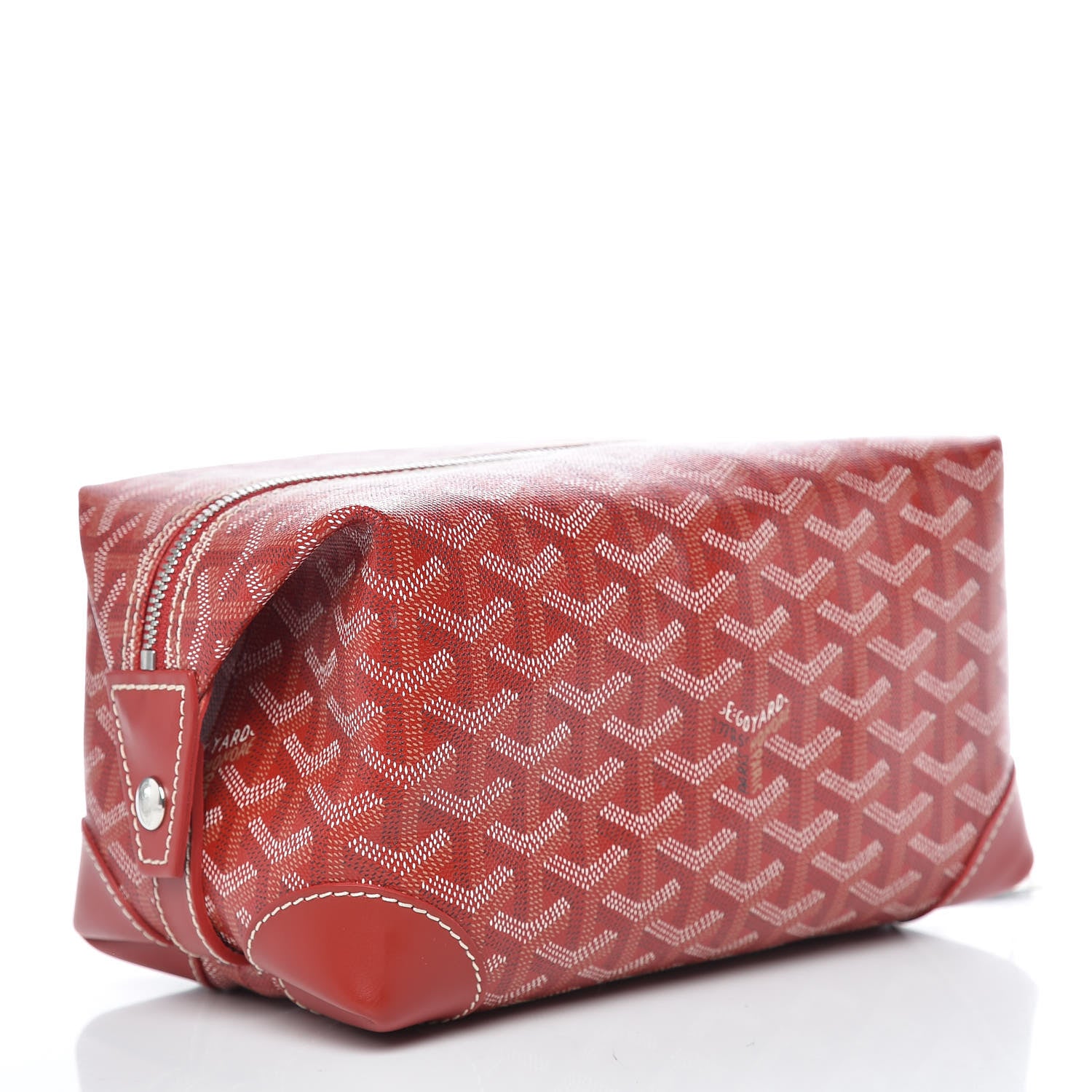 Goyard Goyardine Boeing 25 Trousse de Toilette Red 3 of 10