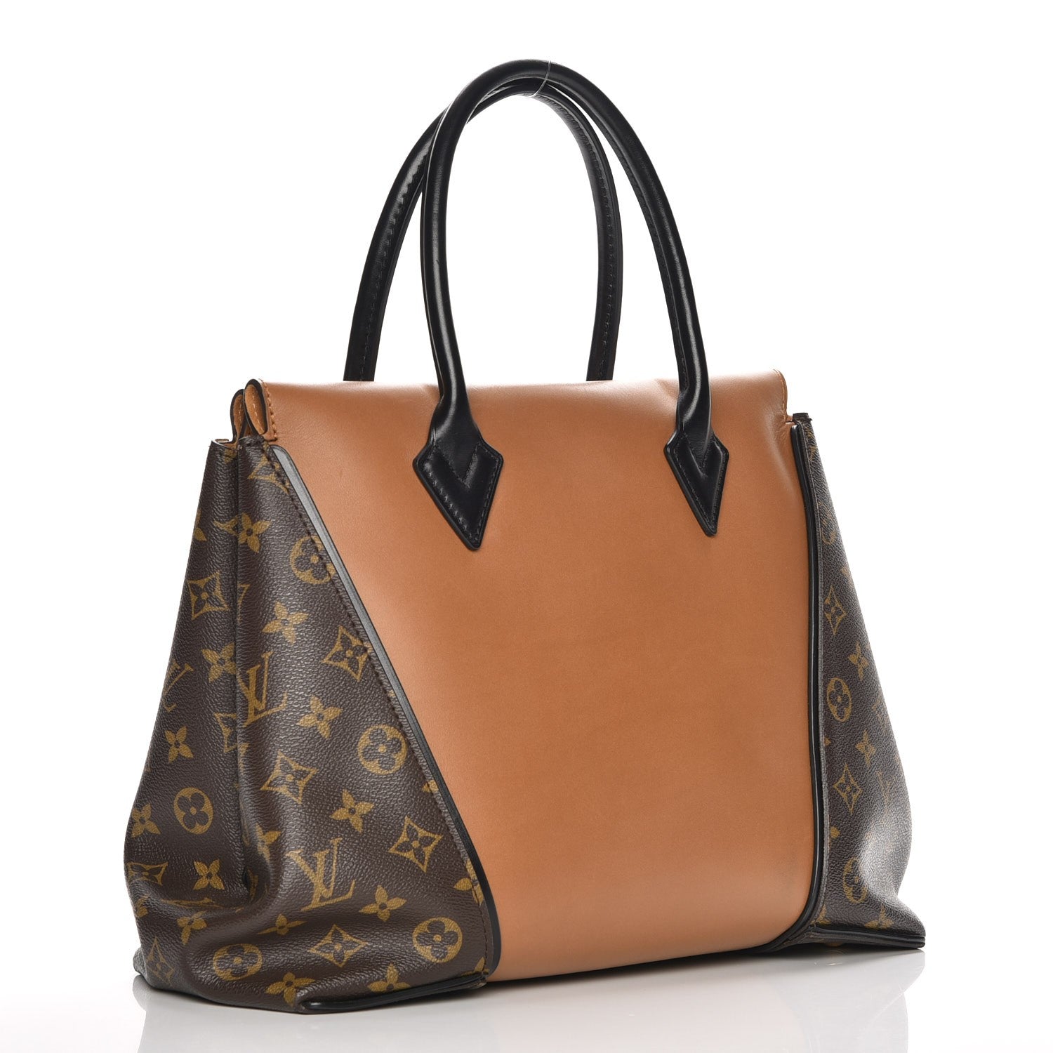Louis Vuitton Monogram Cuir Orfevre Tote W PM Noisette 3 of 7