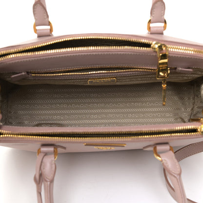 Prada Saffiano Small Galleria Double Zip Tote Cammeo 4 of 8