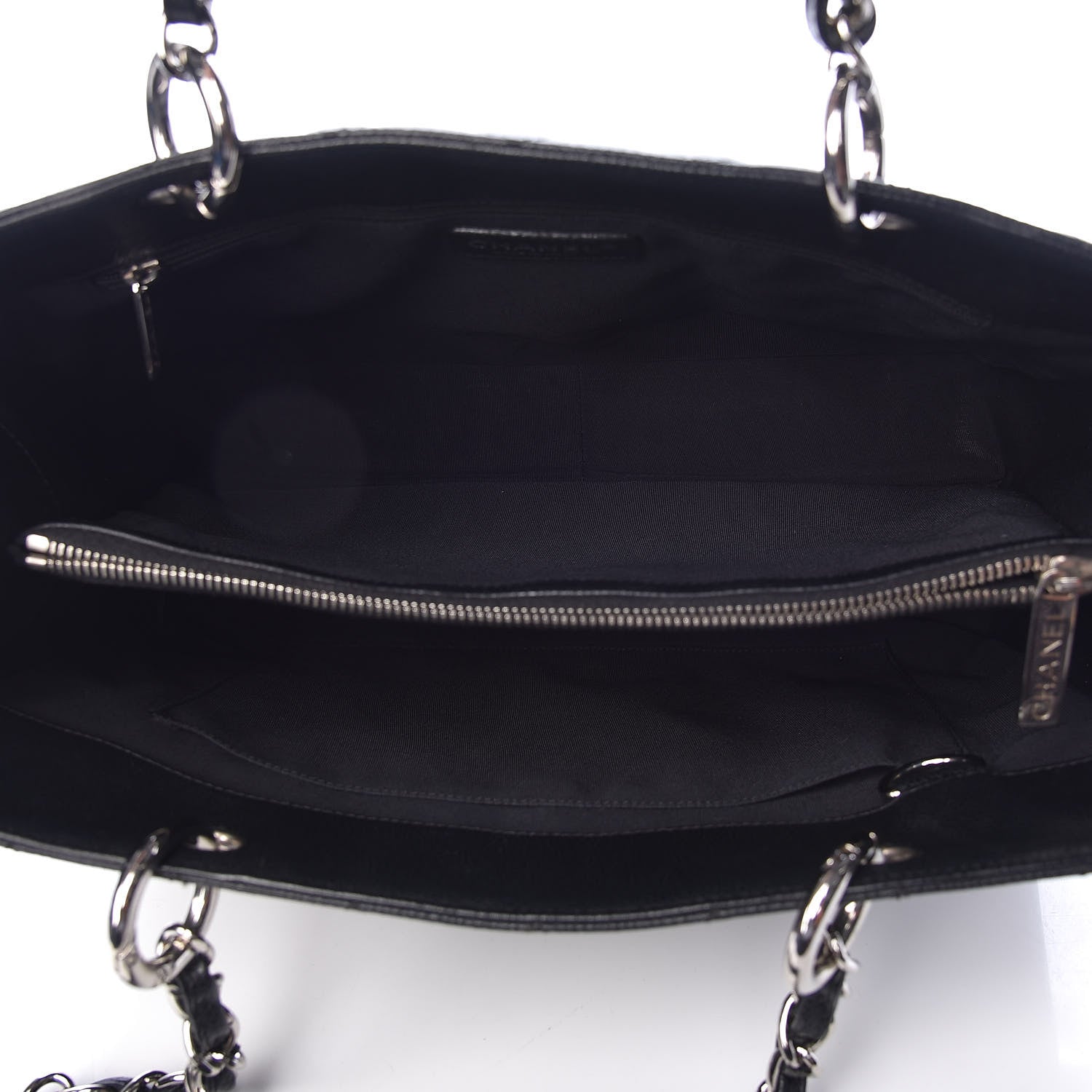 Chanel Caviar Quilted Grand Shopping Tote GST Black 5 of 11